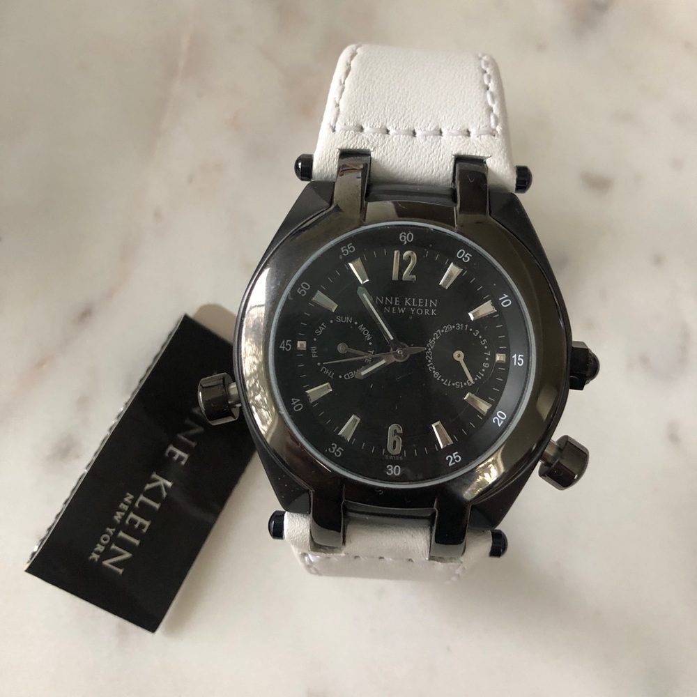 Anne Klein Leather Watch